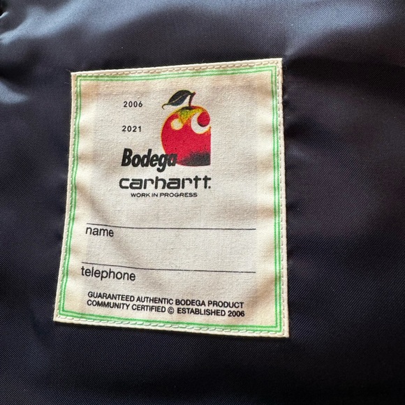 Brand new Bodega X Carhartt WIP size Small - Picture 2 of 5